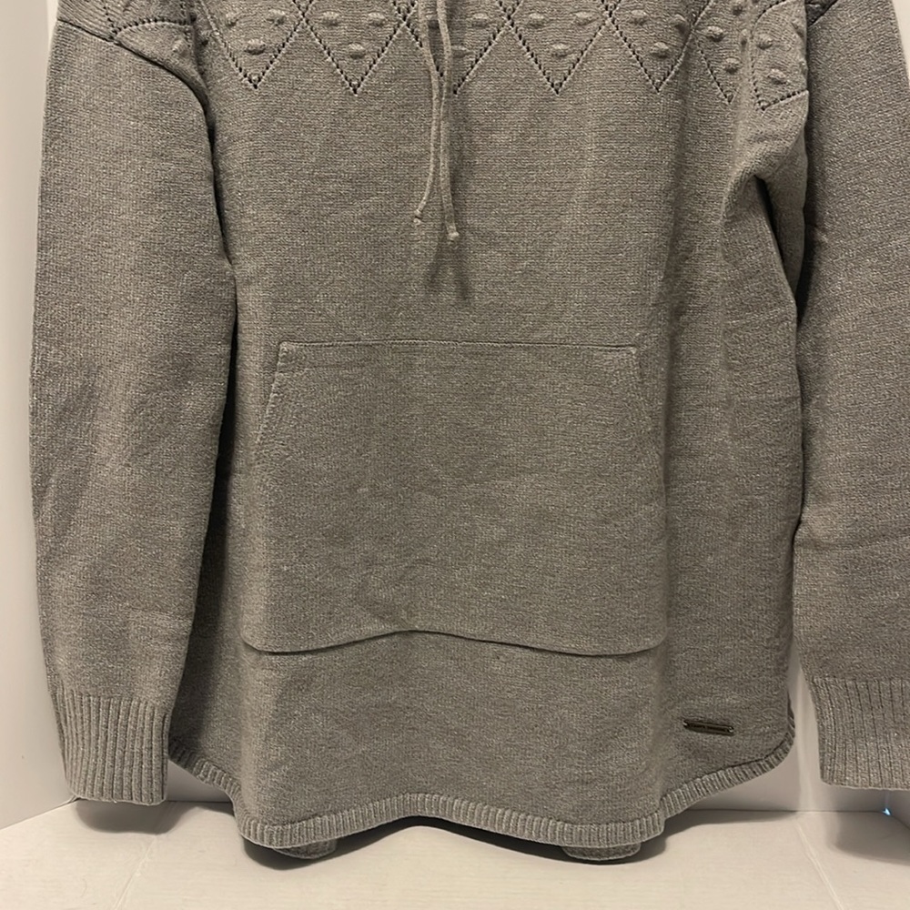 Carve Designs Sweater Women’s Size XL Grey Pullover Cowl Neck Cozy Warm Pocket - Picture 6 of 11